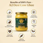 Vasutam A2 Desi Cow Ghee – 500ml - Image 2